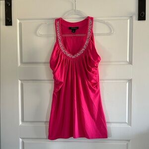 White House Black Market Fuchsia Top